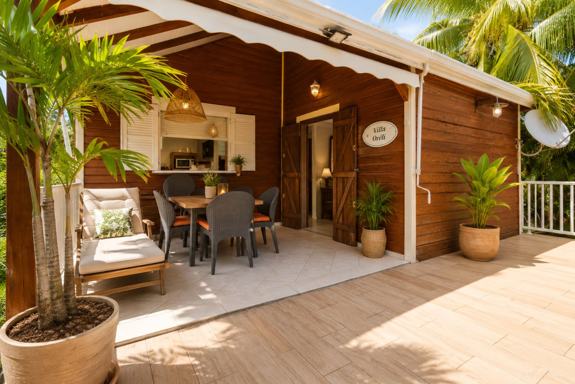 Villa Oreli – Pied-à-terre meublé dans résidence sécurisée au Moule